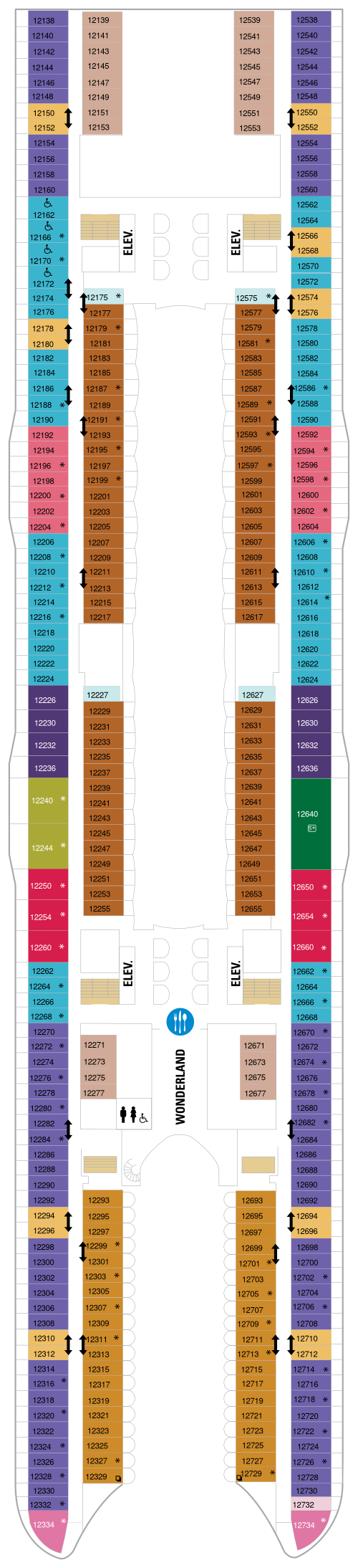 Symphony of the Seas Deck Plans CruiseInd