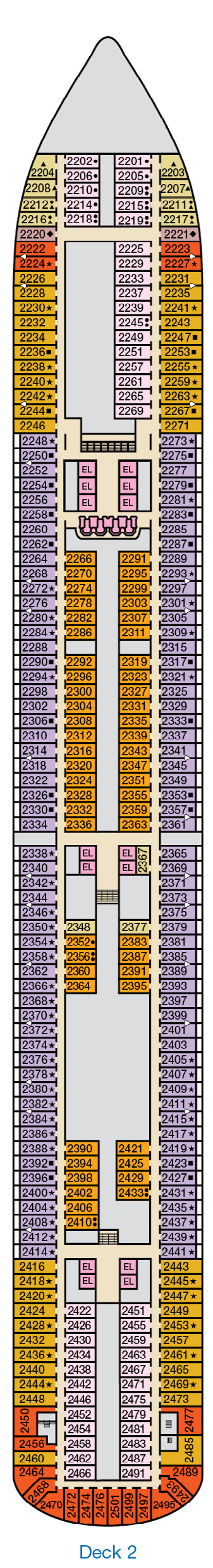 carnival cruise breeze layout