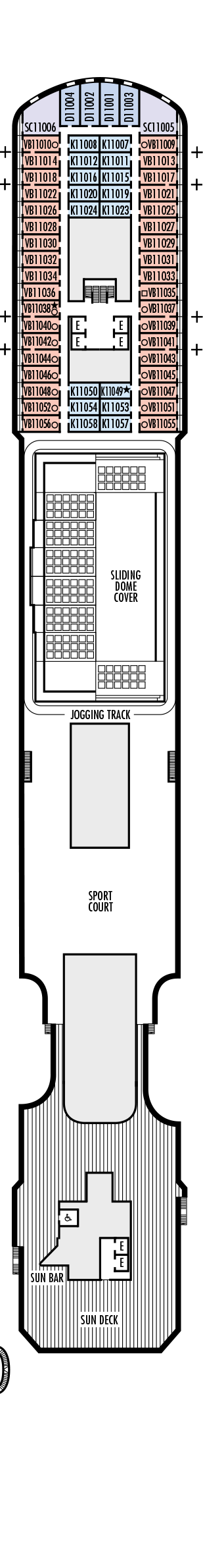 cruise critic koningsdam deck plans