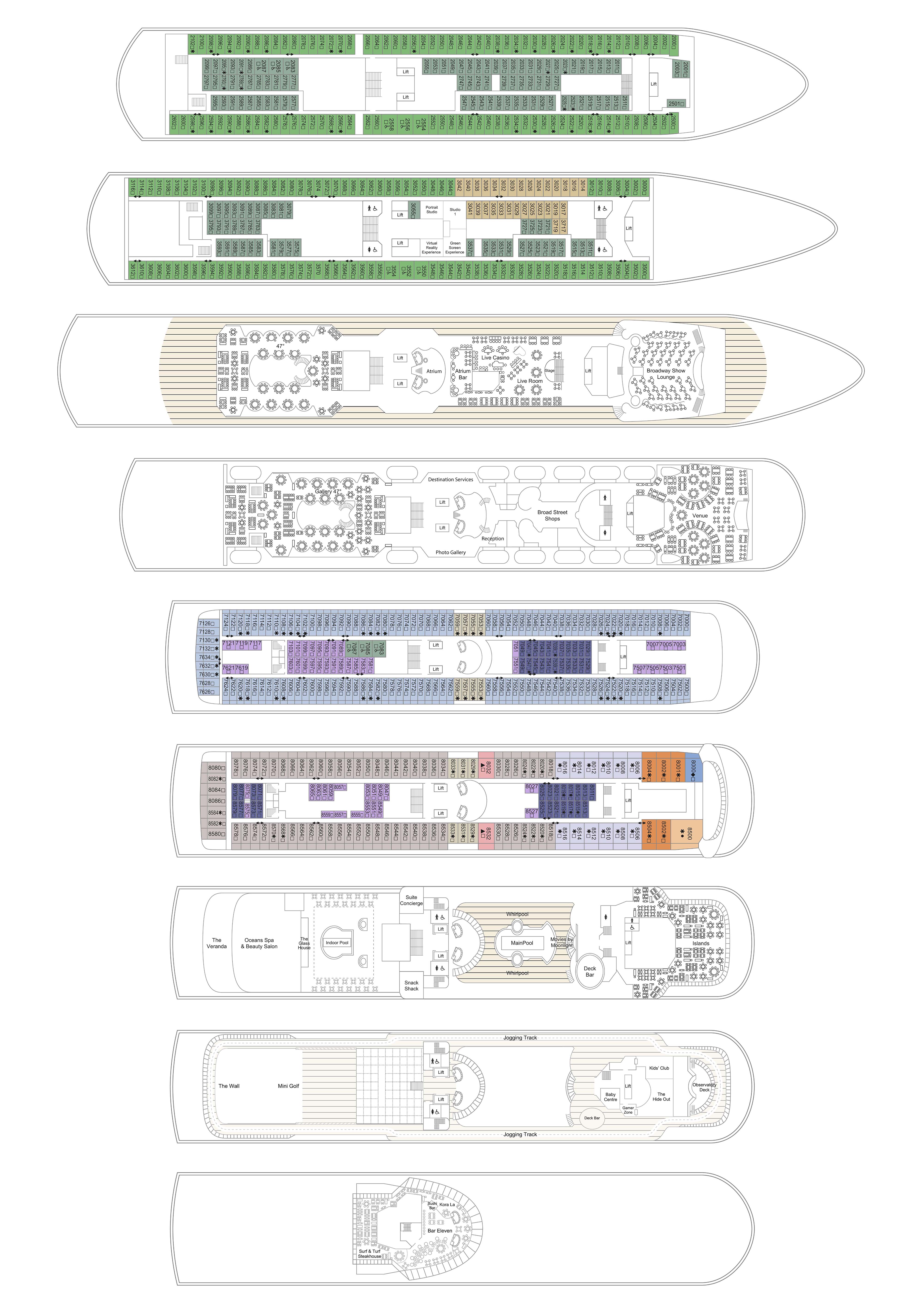 tui cruises discovery 2 deck plan