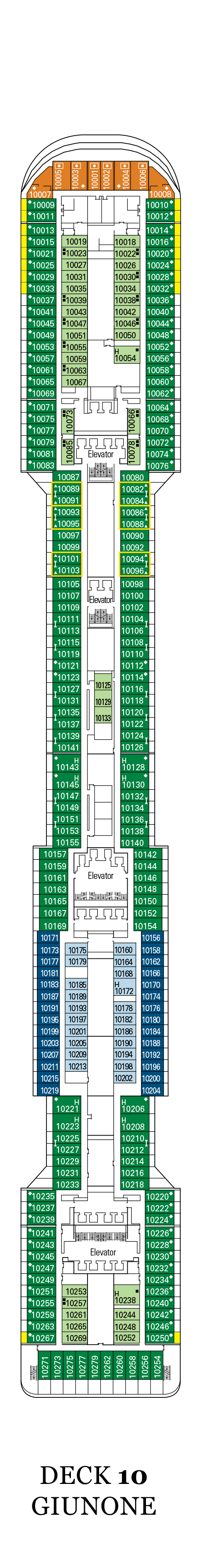 MSC Divina Deck Plans CruiseInd