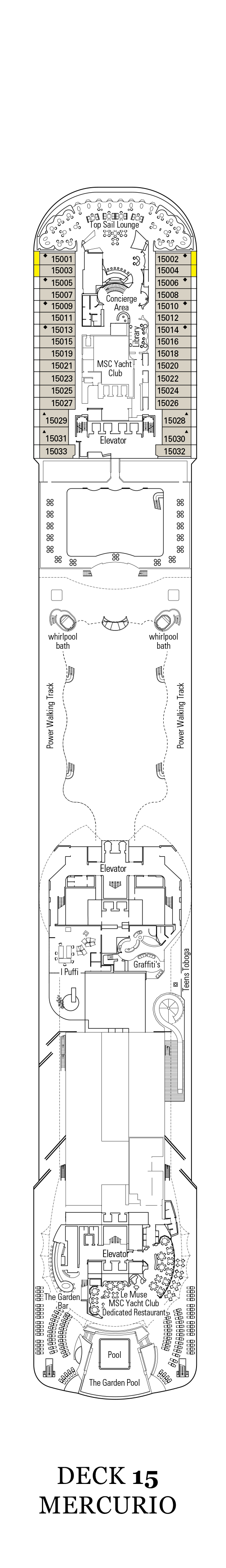 MSC Divina Deck Plans CruiseInd