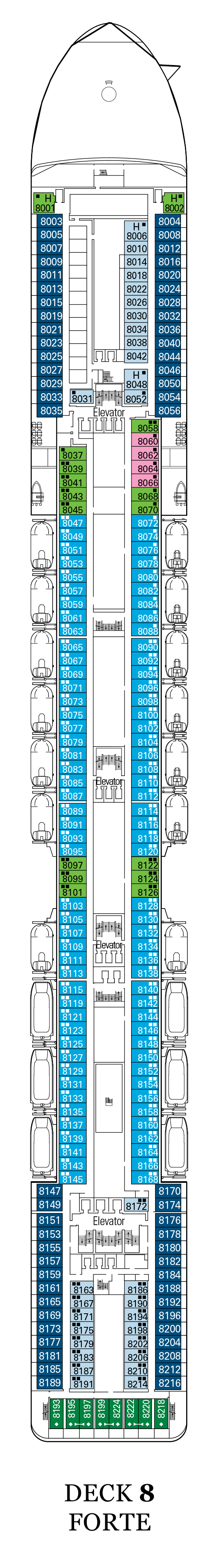 msc cruises musica deck plan