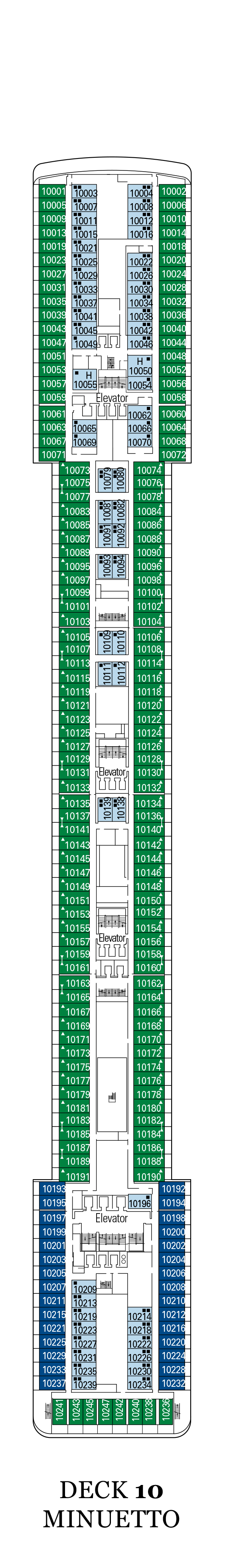 msc cruises musica deck plan