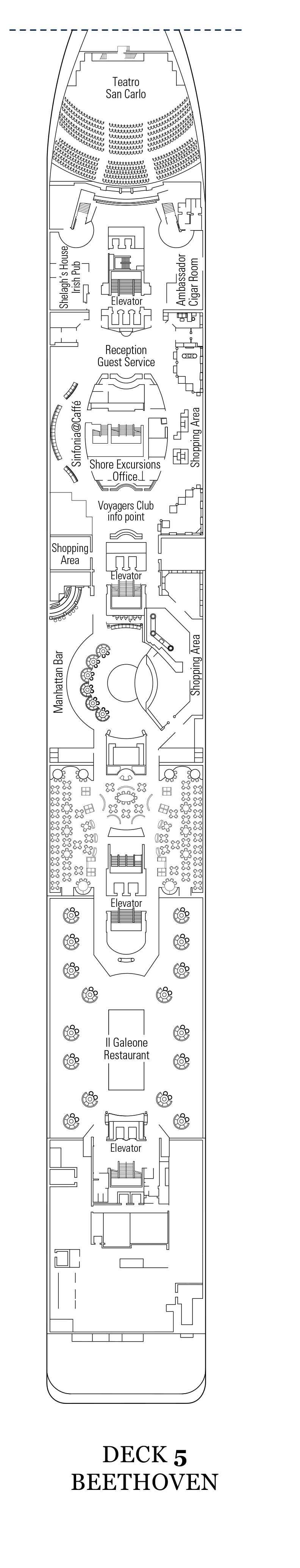 MSC Sinfonia Deck Plans CruiseInd