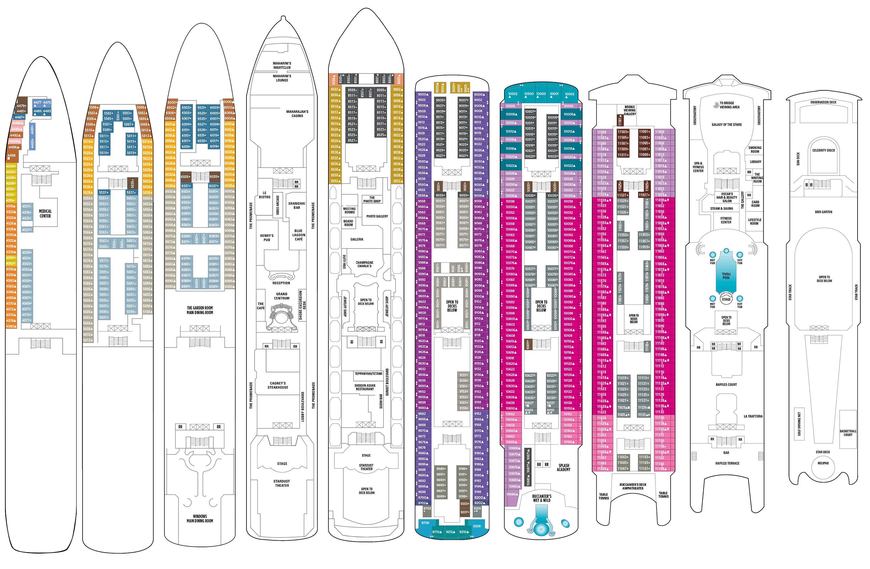 norwegian spirit deck plan ile ilgili görsel sonucu