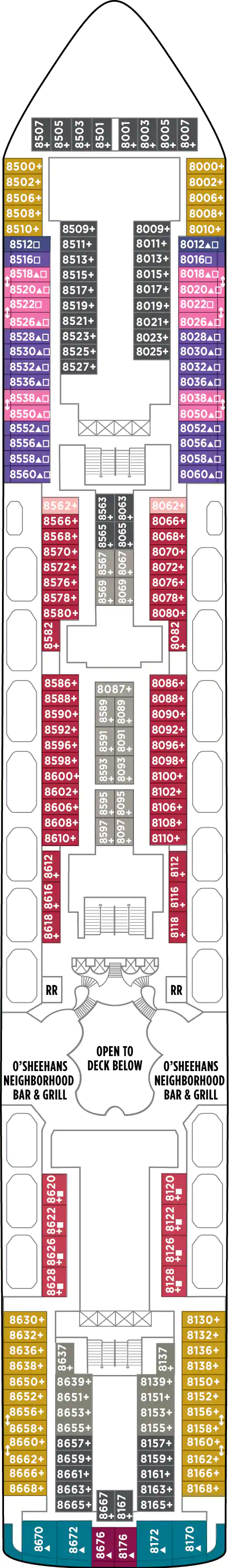 norwegian cruise deck plans