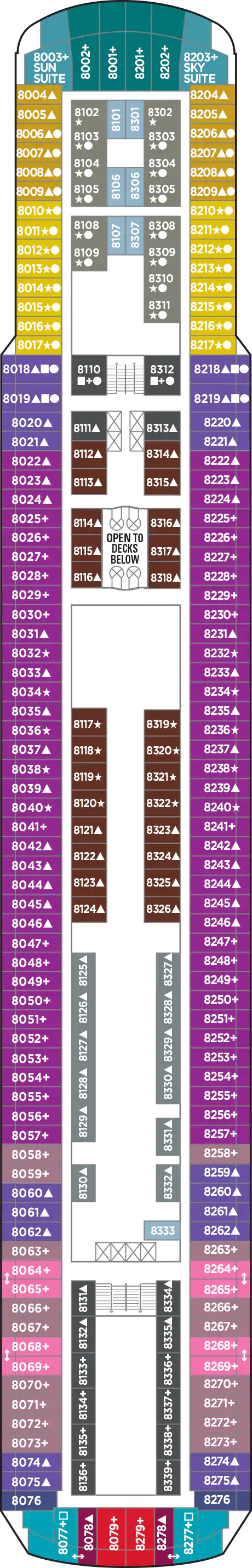 cruise deck plans norwegian sun