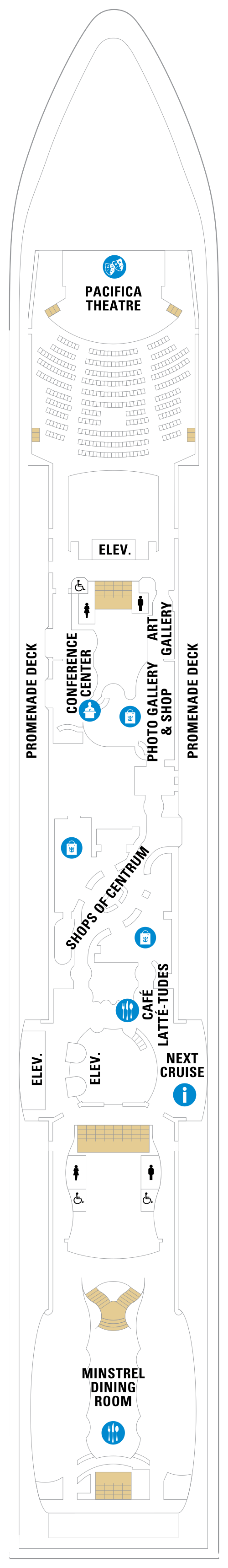 Brilliance of the Seas Deck plans | CruiseInd