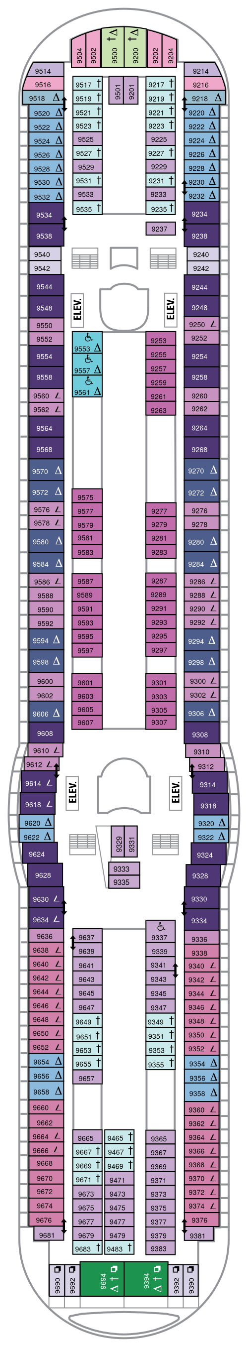 Mariner of the Seas Deck Plans CruiseInd