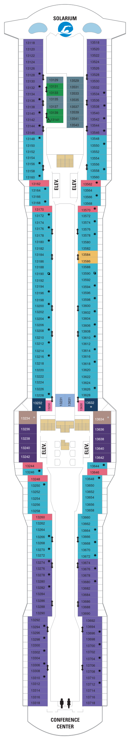 Quantum Of The Seas Deck Plan 11 Cruise Gallery