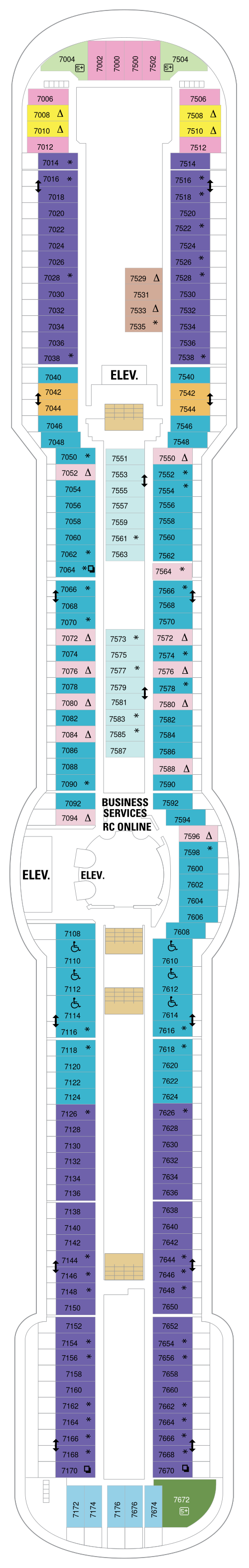 Serenade of the Seas Deck Plans CruiseInd