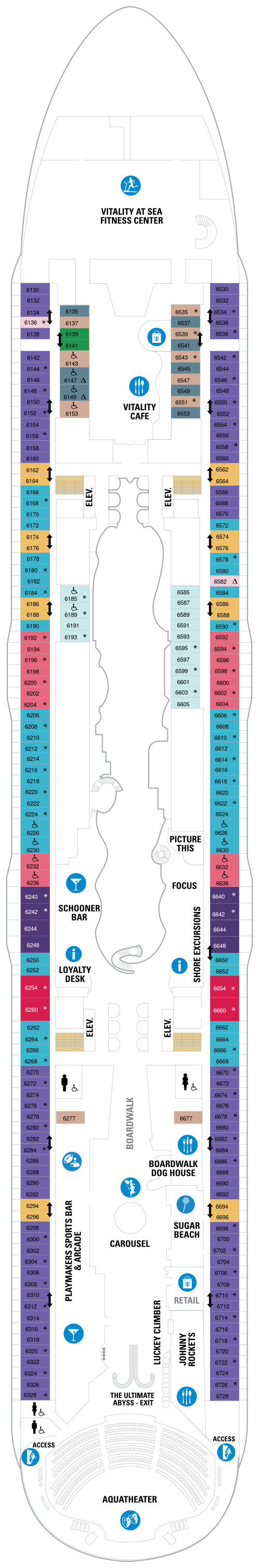 Symphony of the Seas Deck Plans CruiseInd