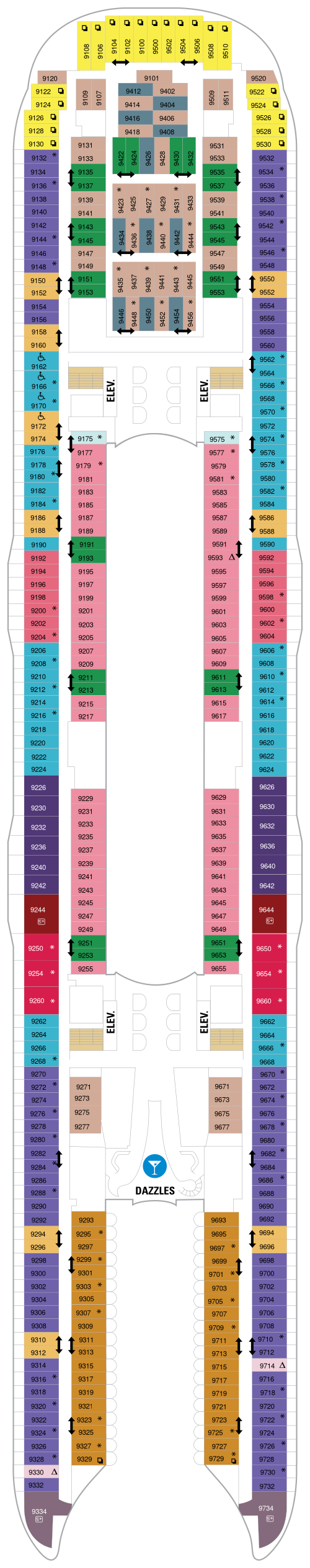 Symphony of the Seas Deck Plans CruiseInd