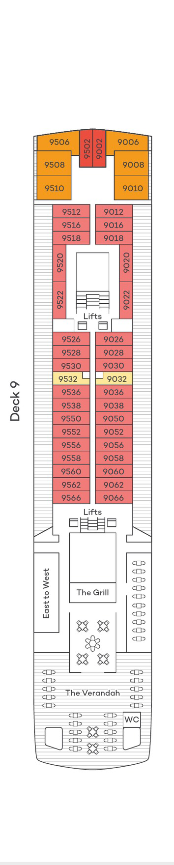 saga cruises deck plans