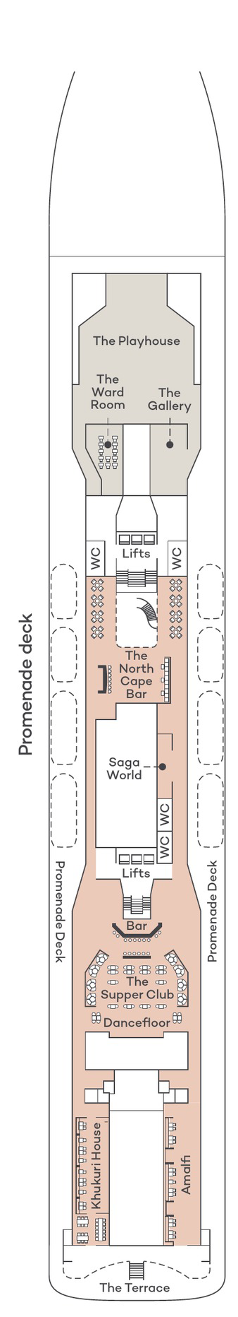 saga cruises spirit of adventure deck plan