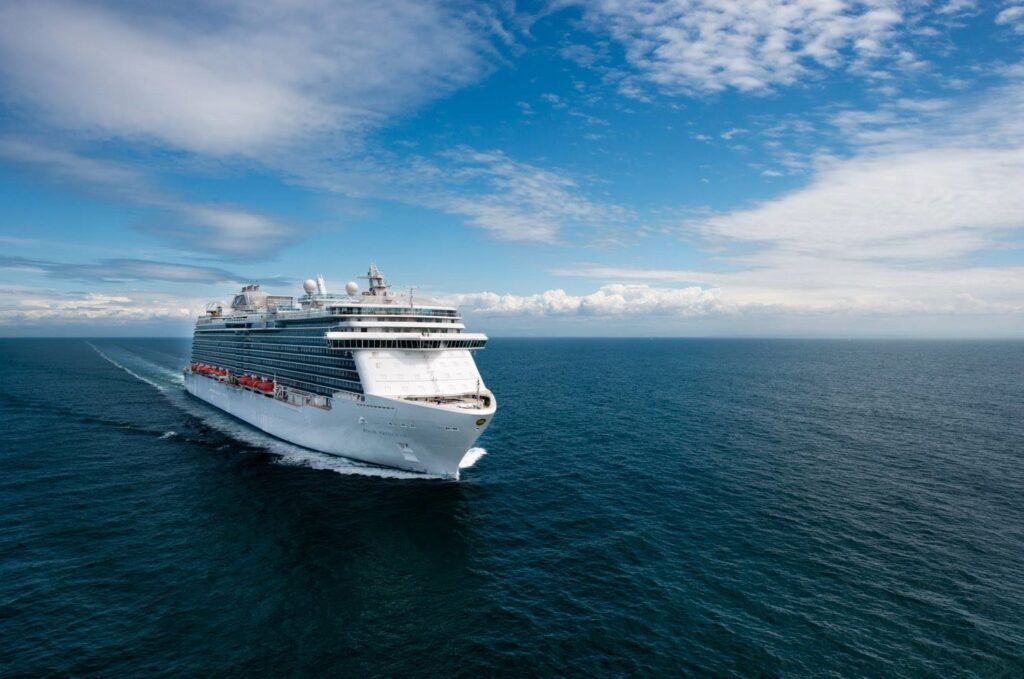 Royal Princess during Sea Trials in the Adriatic Sea