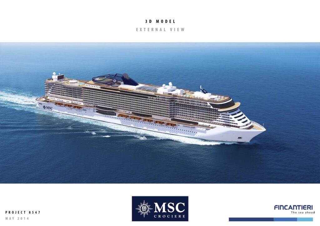 MSC Newbuild from Fincantieri. The rumored Project Mille